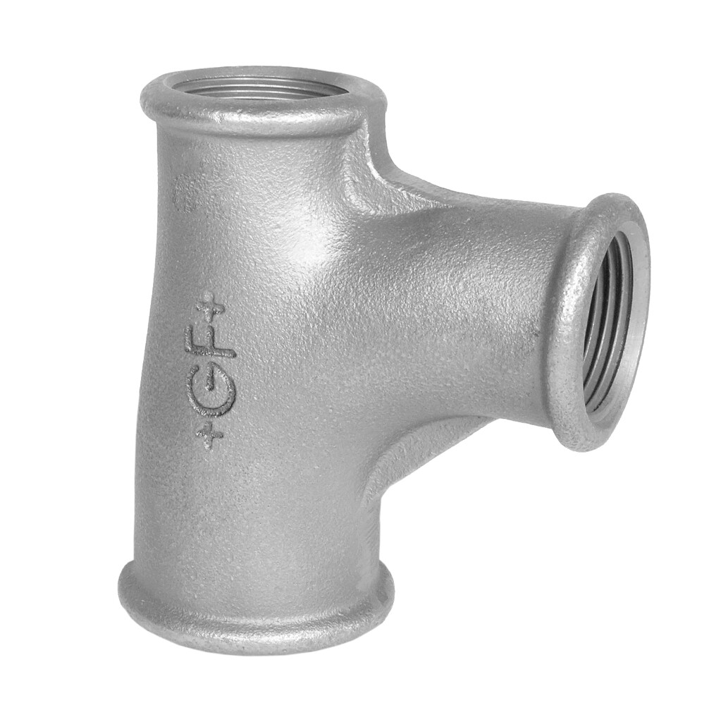 GF 131 Bogen-T 3/4 x 3/4 x 1/2" schwarz GF 131 Bogen-T 3/4 x 3/4 x 1/2" schwarz